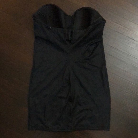 Flexees Strapless Shapewear. Black. 36C. Undergarment Shaping Slip. - Picture 2 of 2